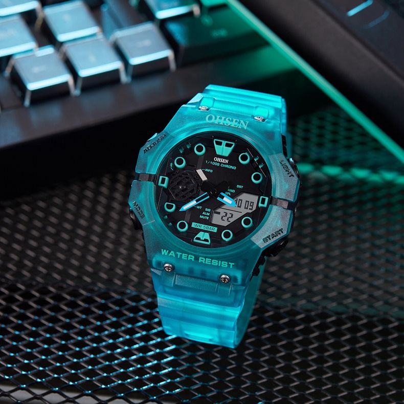 Outdoor Sport Digital Watches for Men Black Silicone Waterproof Tactical Electronic Men's Quartz Watch Fashion relogio masculino