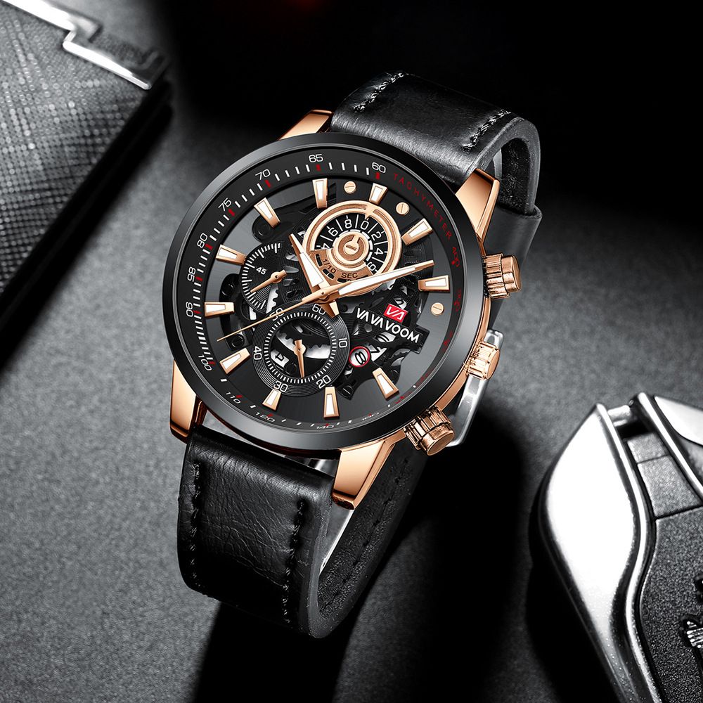 Men Sports Watch Fashion Lndustrial Style Student Gold Business Clock Waterproof Dropshipping Jewelry Watches Relogio Masculino