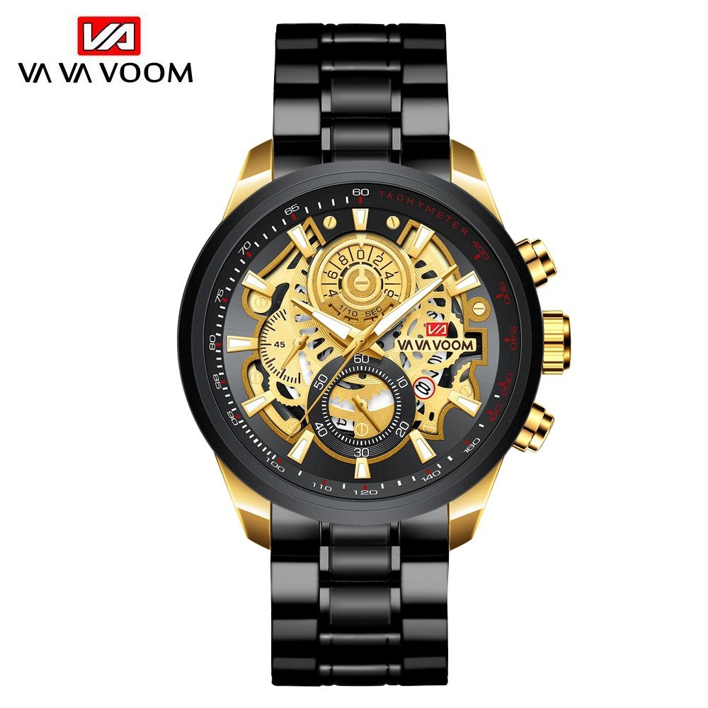 Men Sports Watch Fashion Lndustrial Style Student Gold Business Clock Waterproof Dropshipping Jewelry Watches Relogio Masculino