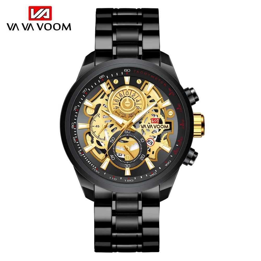 Men Sports Watch Fashion Lndustrial Style Student Gold Business Clock Waterproof Dropshipping Jewelry Watches Relogio Masculino