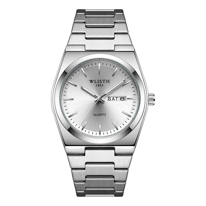 Men Watch Top Brand Luxury Men Quartz Watches Original Watch for Man Waterproof Luminous Date Week Stainless Steel Wristwatch