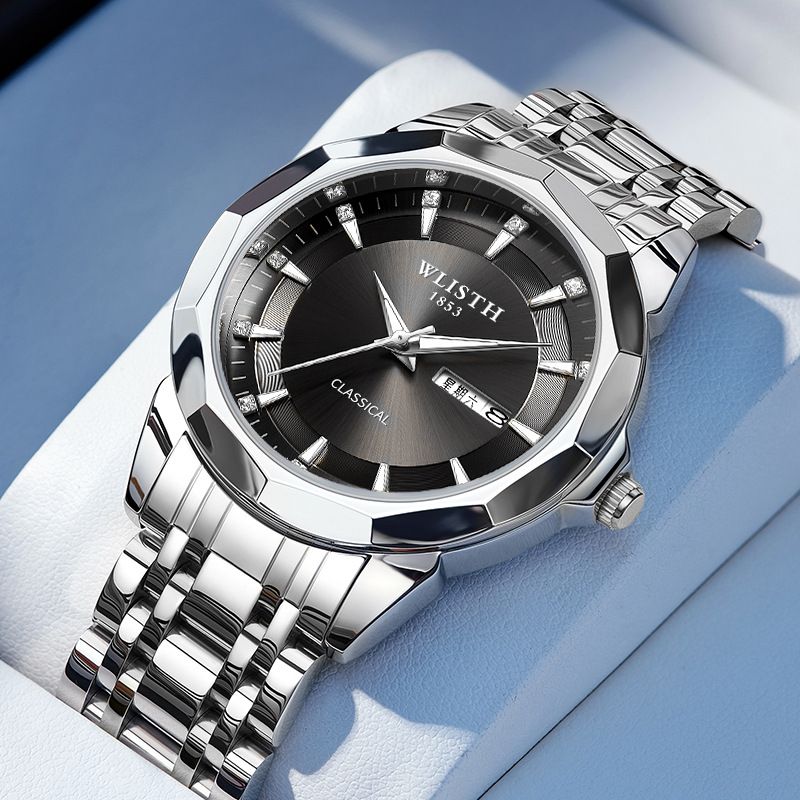 Luxury Men Watch Waterproof Luminous Sports Men Watch Stainless Steel Top Quailty Wristwatch Quartz Clock Business Men's Watches