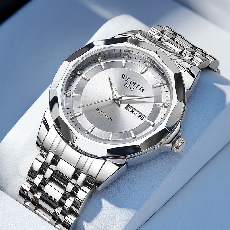 Luxury Men Watch Waterproof Luminous Sports Men Watch Stainless Steel Top Quailty Wristwatch Quartz Clock Business Men's Watches