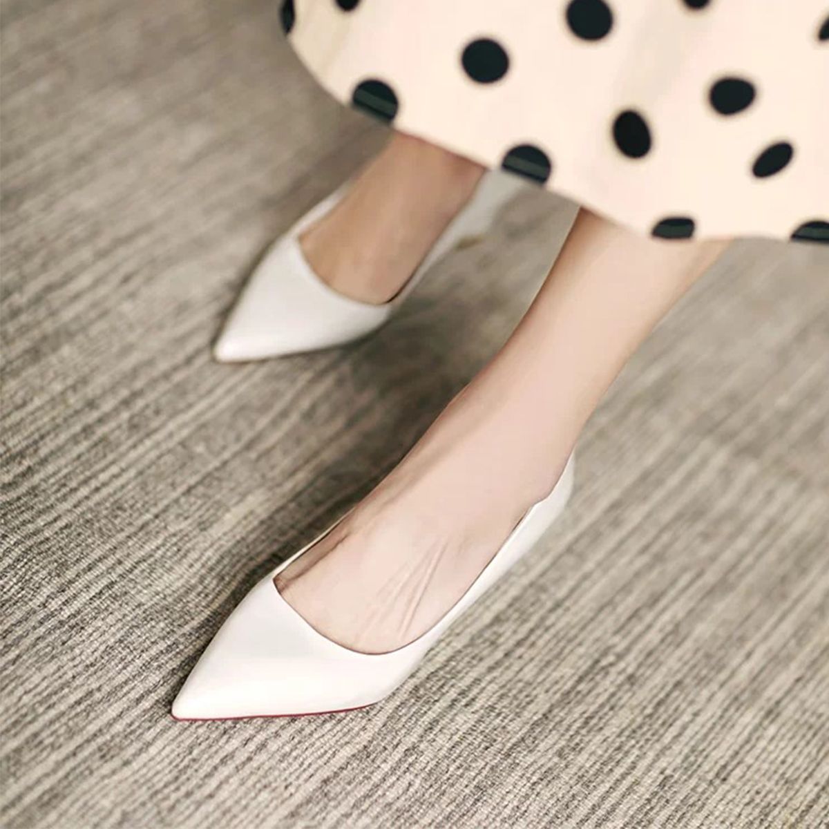 Women's Ivory Floral Wedge Wedding Shoes - Platform Bridal Heels with Pearl Ankle Strap, Elegant Lace Flower Design, Perfect for Brides at Modern City Weddings