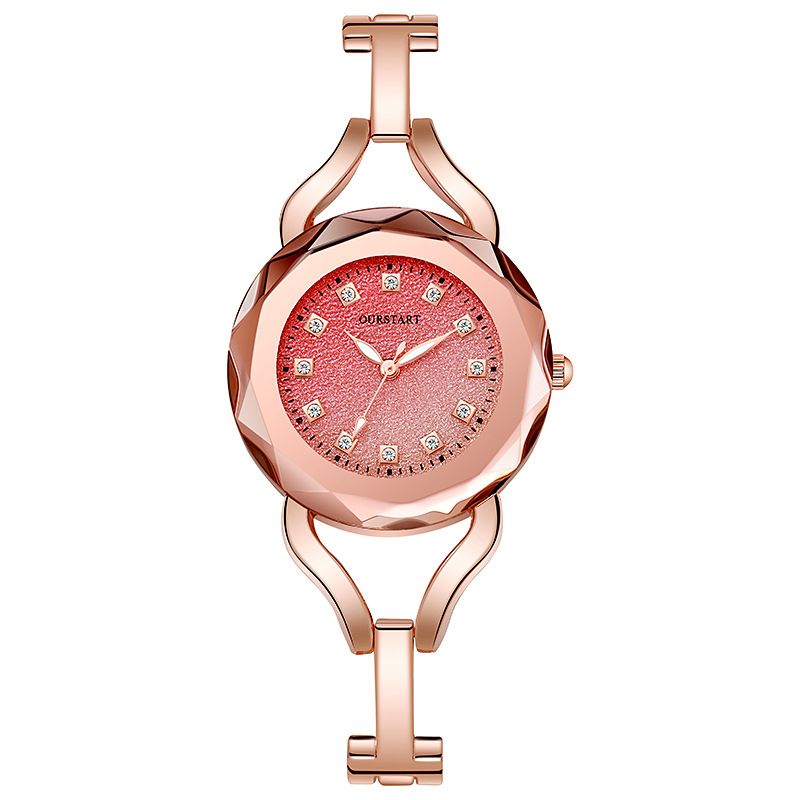 Women's Watches Jewelry Quartz Watch Alloy Strap Rose Gold Watch for Women Fashion Watch Bracelet