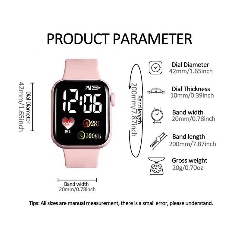 6PCS Ladies Watch Jewelry Set Watch Ring Necklace Earrings Bracelet Set Pink Crystal Watch Set Wristwatch Ladies' Quartz Watch Valentines Gift