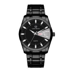 New Men's Watch Light Luxury High end Brand Business Double Calendar Waterproof Steel Strip Male Fashion Quartz Watches