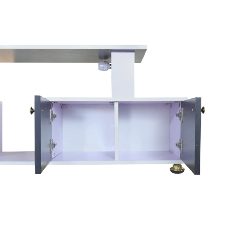 【Special Offer】 Istanbul 2 Modern TV STAND With LED Lights Tv Stands Furniture High Quality Durable Classic Tv Unit