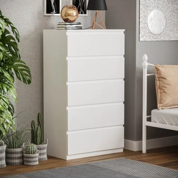 DOVE 5 DRAWERS OF CHEST OF DRAWERS