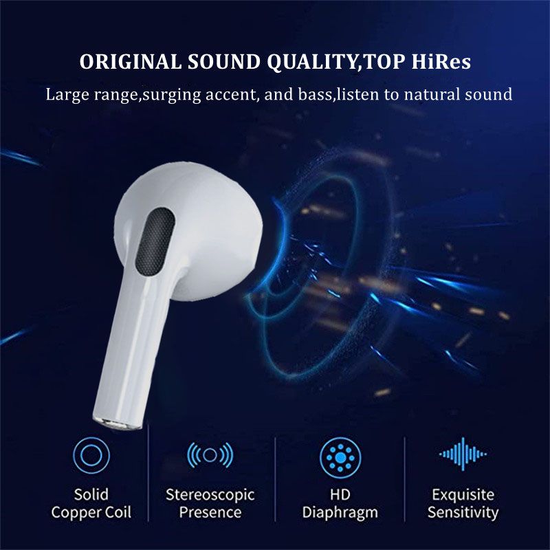 RichRipple Original Pro 3 TWS Macaronian Pods Pro3 Wireless Earpods Bluetooth Earphone for android&ios Pods Earbuds