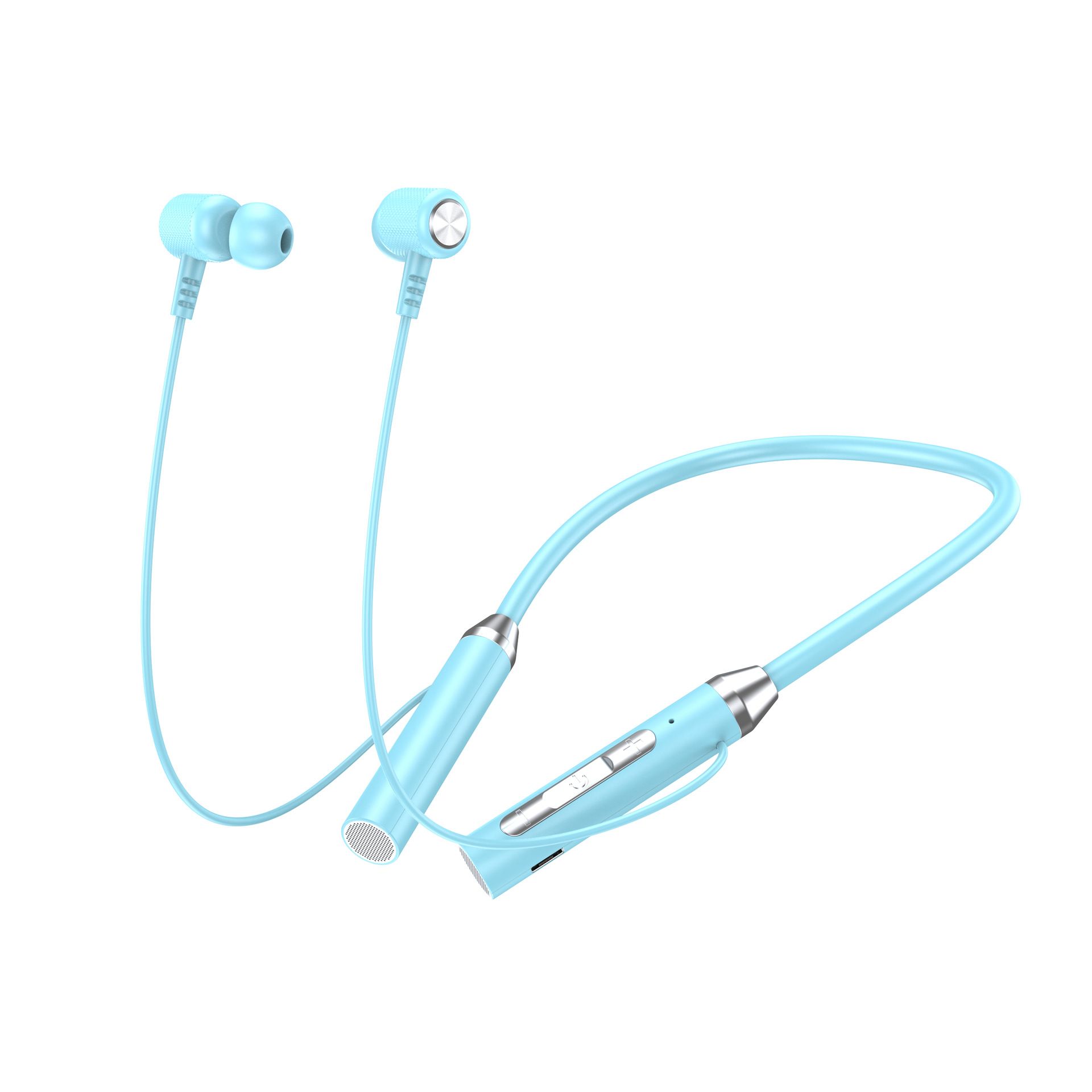 RichRipple G03 Wireless  Bluetooth Sports Earphones Neckband Earphones Earbuds Hanging Neck Band Sports Two Ears in-ear Neck Hanging Long Standby with Magnetic Voice Assistant