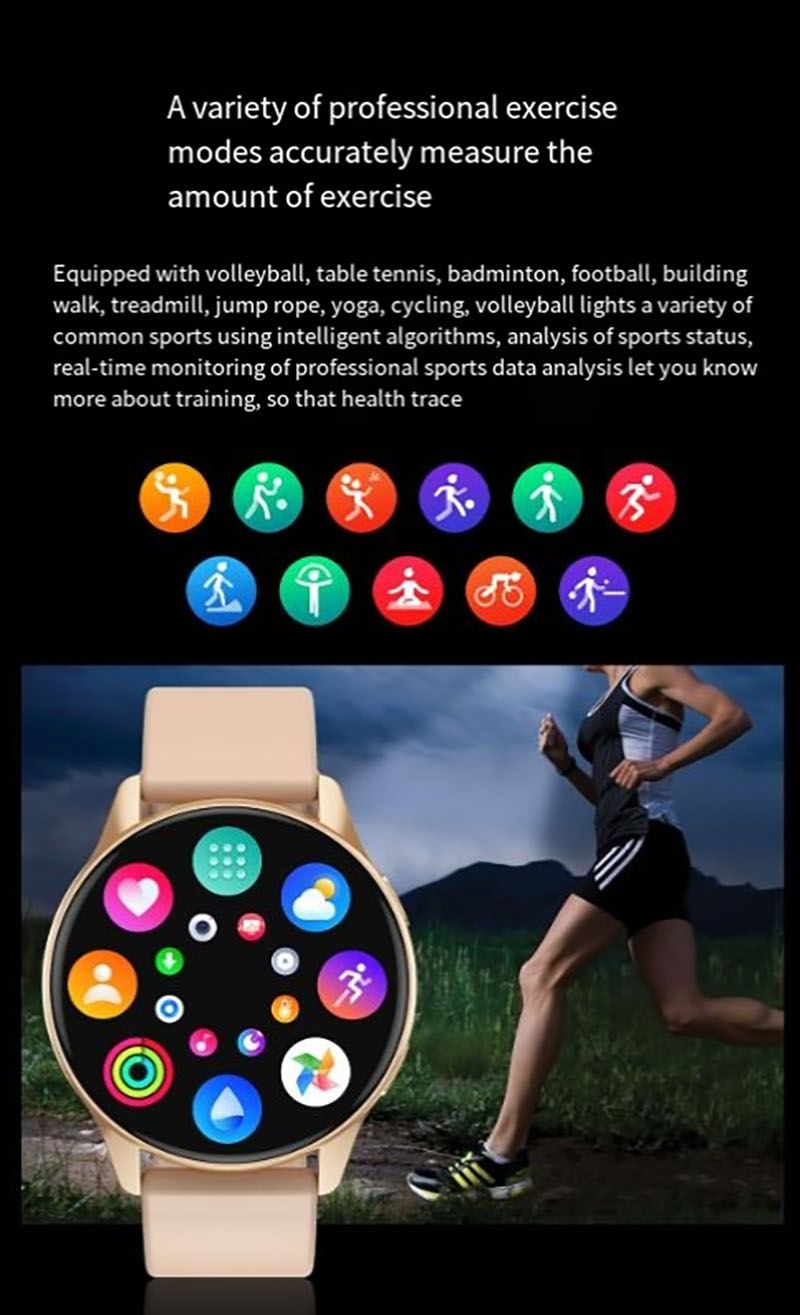 RichRipple T2Pro Smart Watches Men/Women Full Touch Screen Sport Fitness Smart Watch IP67 Waterproof 1.28-inch BT Call Sports Fitness Smart Watch IOS smartwatch