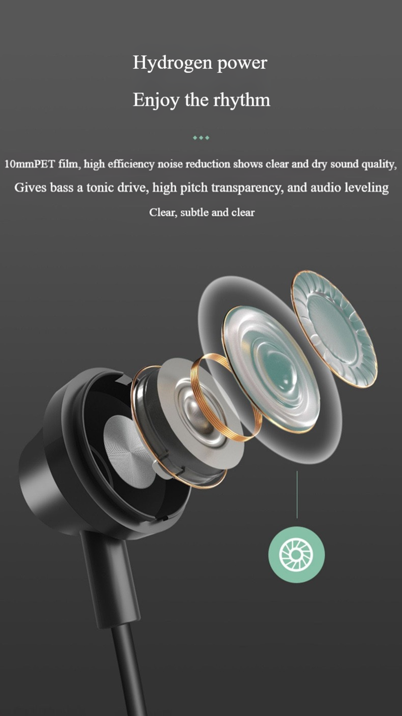RichRipple Sports Earphones Neckband Earphones Bluetooth Earphones Wireless Headphones Magnetic Sport Neckband Neck-hanging TWS Earbuds Wireless Bluetooth Headset with Mic