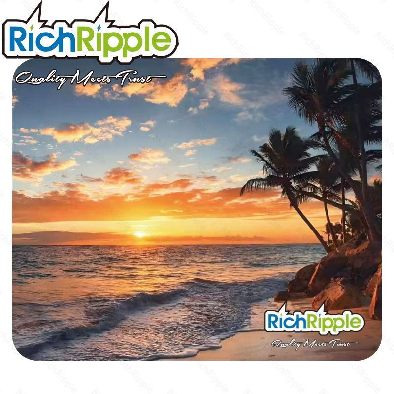 RichRipple HD Mouse Pad Small Office Computer Desk Mat Table Keyboard Mouse Pad Laptop Cushion Non-slip