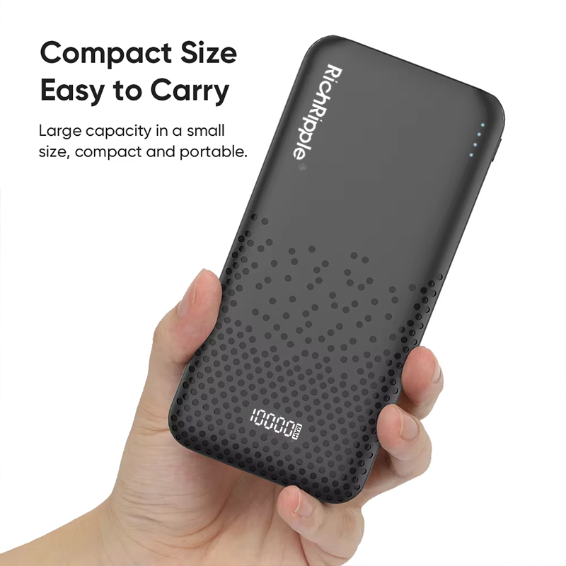 RichRipple Power Banks 20000mAh Y20 USB IPhone Power Bank Suitable for all Phones LED Display Portable Power Bank powerbank