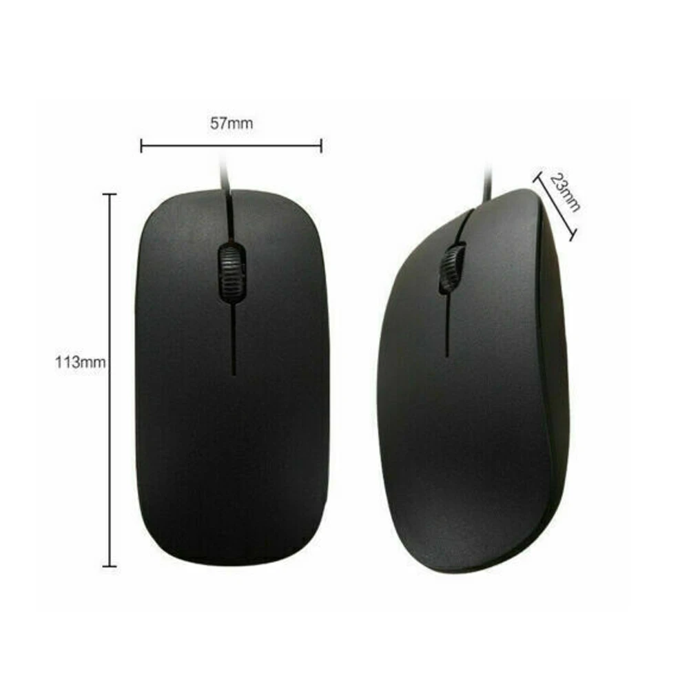 RichRipple Wired Mouse Wired Mouse Ergonomic Office Mouse Silent Mouse Adjustable DPI Mouse