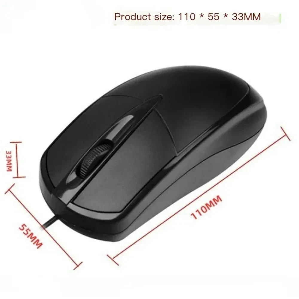 RichRipple Wireled Mouse with mouse pad Wired Mouse Ergonomic Office Mouse Silent Mouse Adjustable DPI Mouse