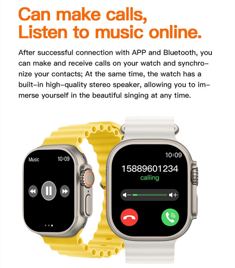 RichRipple AS2 2.0 inch Smart Watch 6 in 1 Set of Fine Luxury gift Gold Bangle and Stone 2.01-Inch Bluetooth Call Mobile Fitness Smart Watch Women Gift