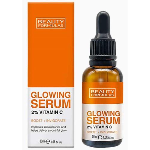 Beauty Formulas Glowing Serum - 2% Vitamin C, Boost + Invigorate 30ml