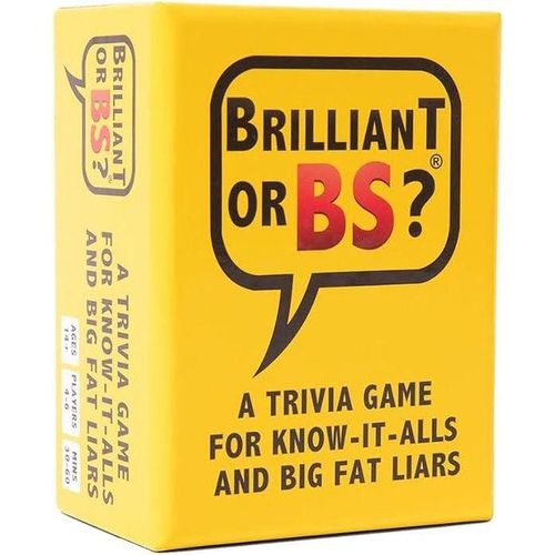 Brilliant r BS? A Trivia Card Game