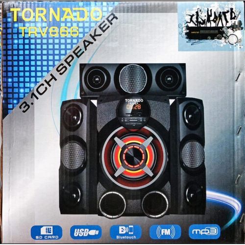 Tornado 3.1CH Speaker System Woofer Subwoofer Multimedia.