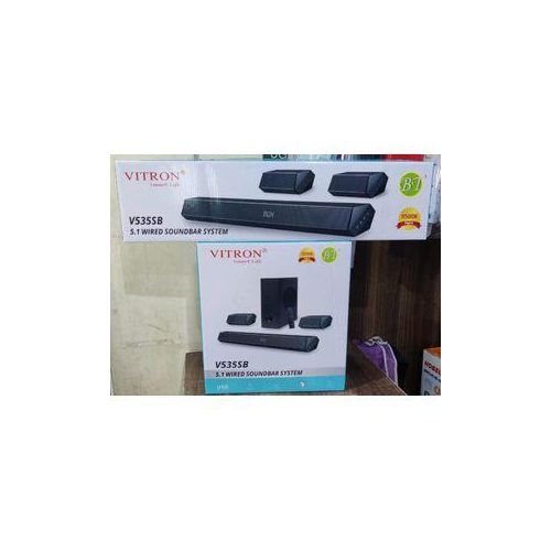 Vitron 5.1ch v535sb soundbar, Sleek, space-saving design with LED display, Wired subwoofer for enhanced bass, Multiple input options – Bluetooth, USB, AUX, Optical.