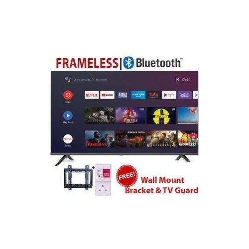 Solarmax 32" Inch Bluetooth enabled Television Smart TV Frameless TV Inbuilt Decoder with FREE BRACKET&TV GUARD.