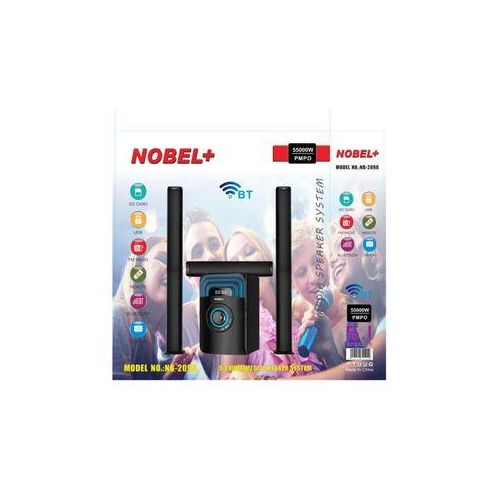 Nobel 5.1CH USB SD Card Bluetooth And FM Radio Woofer Black.