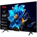 TCL 43" Inch Smart QLED Google Android TV//Full HD, Wi-Fi, Bluetooth, HDMI/USB, Netflix//YouTube+FREE TV Guard+BRACKET