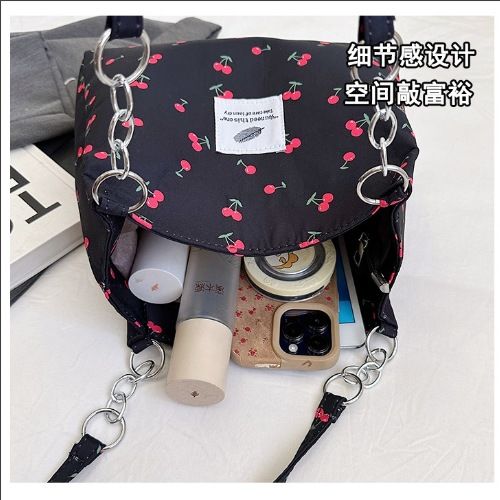 Yin Tao printed fashionable bag, women's crossbody bag, large capacity tote bag