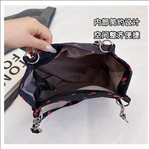 Yin Tao printed fashionable bag, women's crossbody bag, large capacity tote bag