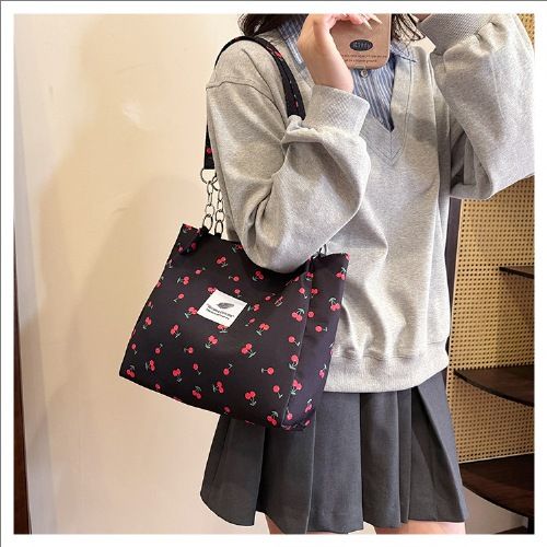 Yin Tao printed fashionable bag, women's crossbody bag, large capacity tote bag