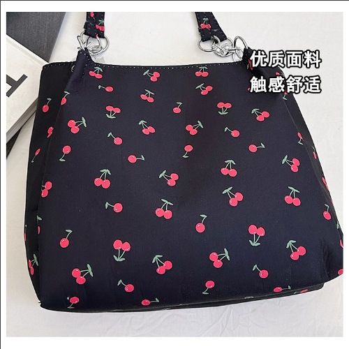 Yin Tao printed fashionable bag, women's crossbody bag, large capacity tote bag