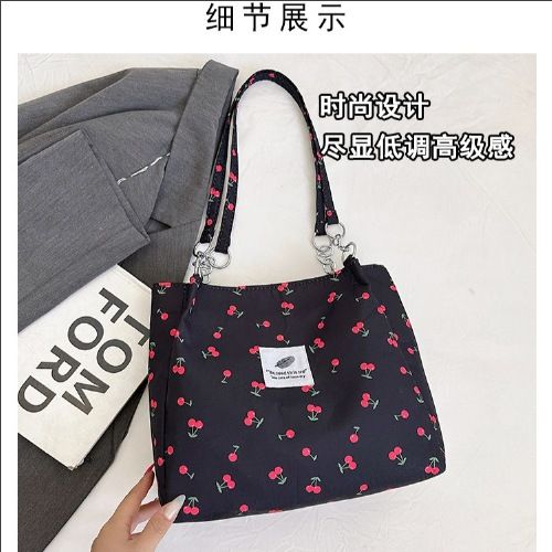 Yin Tao printed fashionable bag, women's crossbody bag, large capacity tote bag