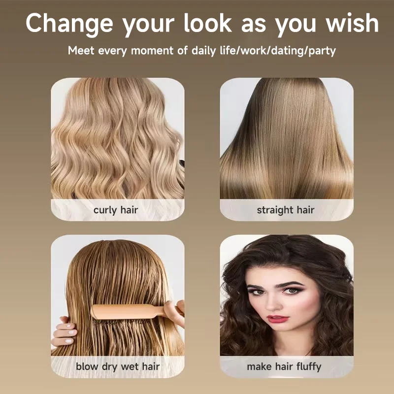 Hot Comb Straightener Hot-Air Brushes Comb Hair Straightener Straightening Brush Electric Hair Brushes Hair Styling Appliances