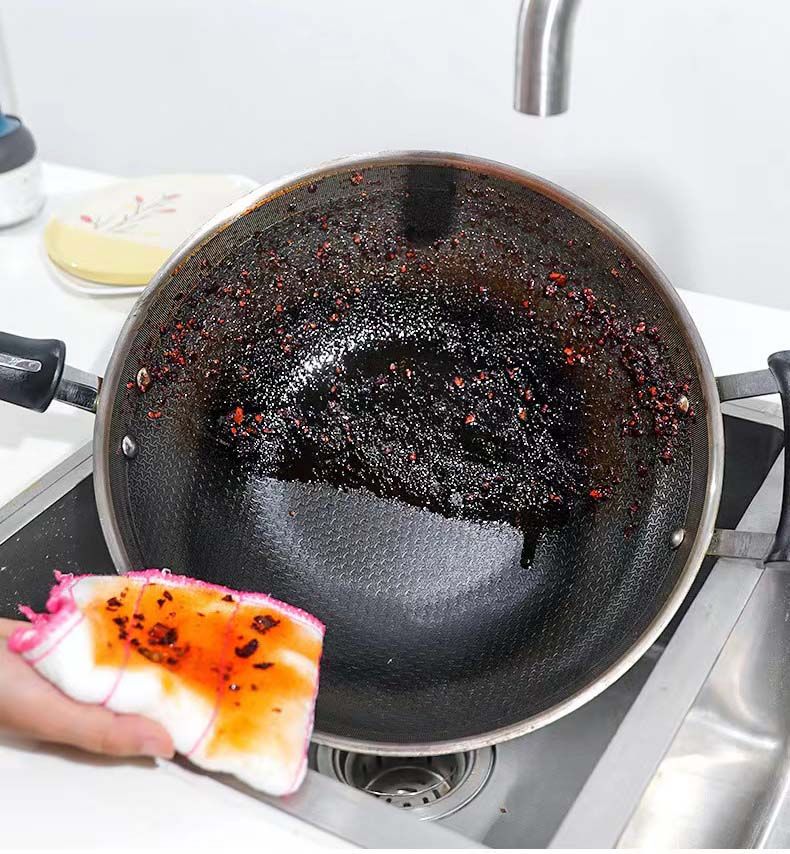 5pcs all cotton Kitchen Dish Cloth High-efficiency Tableware Household Cleaning Towel Kitchen Tools Gadgets