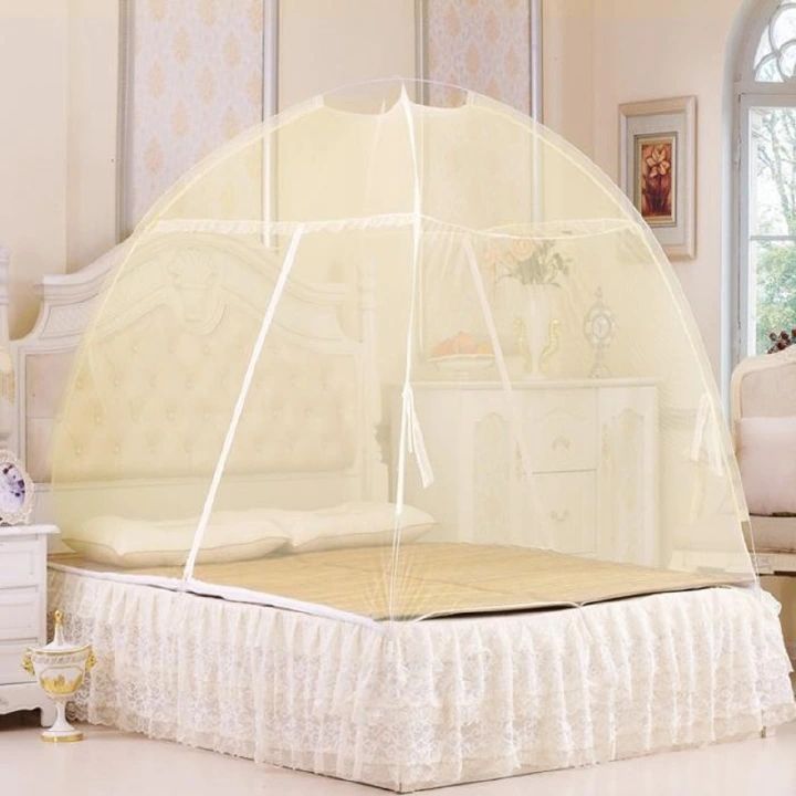 4*6 / 5*6 / 6*6  Portable Installation Easy Portable Installation Collapsible Household Drop Proof Encrypted Double Ventilated Bed Tent Mosquito Net