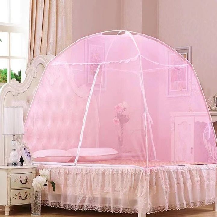 4*6 / 5*6 / 6*6  Portable Installation Easy Portable Installation Collapsible Household Drop Proof Encrypted Double Ventilated Bed Tent Mosquito Net