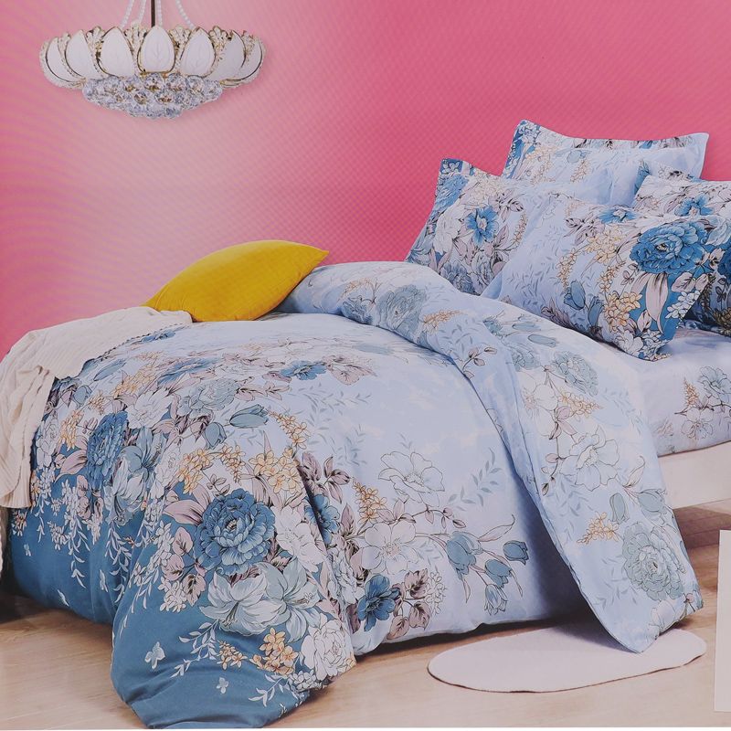 4PCS / Set  6*6  Duvet Cover Sets Bedding Set  1PC Duvet Cover+1 PC Bed Sheet+2PCS Pillow Covers (Without Duvet)