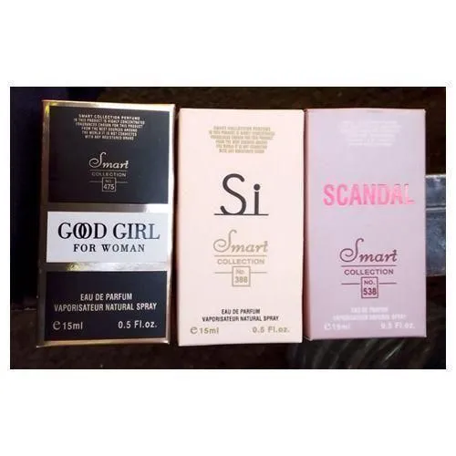 Long lasting! perfume set different Smart Collection 3pcs of 15ml Perfume For Women (Good Girl, Scandal) lady scent fragrance