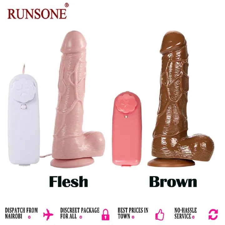 Powerful Big Silicone Dildo Vibrating Realistic Veined Cock Silicon Penis Vibrator Suction Cup Dong with Wire Control Masturbation Adult Sex Toys for Women Men Gift for Girlfriend Wife - image 4