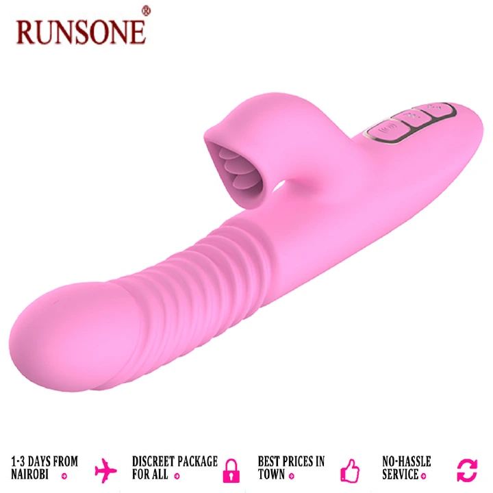 Women Thrusting G-spot Vibrator Licking Clitoris Heating Dildo USB Rechargeable Clit Vaginal Stimulator Waterproof Adult Sex Toys Valentine Gift for Girlfriend Wife - image 7