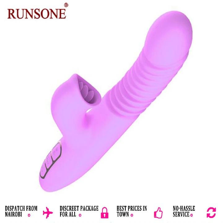 Women Thrusting G-spot Vibrator Licking Clitoris Heating Dildo USB Rechargeable Clit Vaginal Stimulator Waterproof Adult Sex Toys Valentine Gift for Girlfriend Wife - image 9
