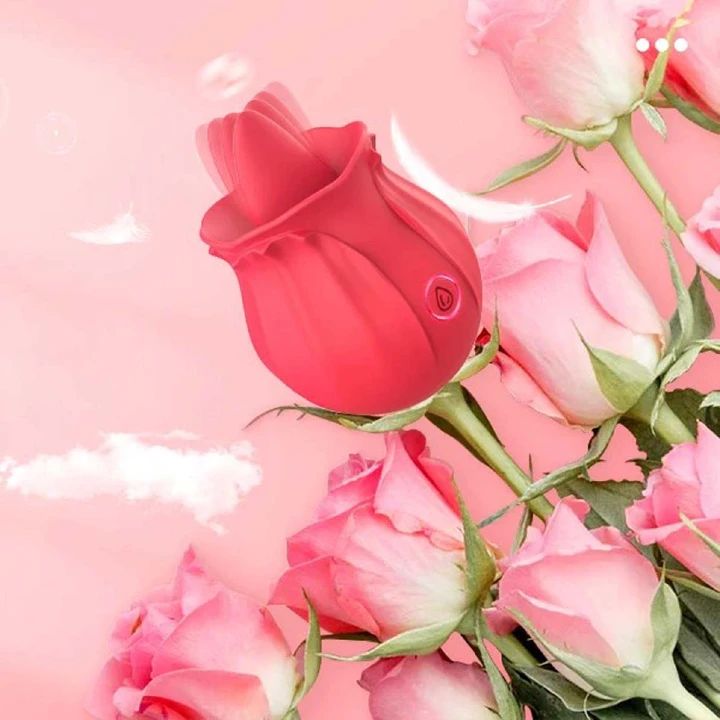 Rose Tongue Licking Vibrator Sex Toy Clitoral Sucker Clit Nipples Anal Stimulator Compact Adult Foreplay Solo Play Game Masturbation Gift for Women Ladies Couples - image 15