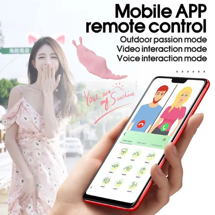 APP Remote Control Vibrator Wearable Wireless Clitoris Stimulator Smart Long Distance Vibrating Panties with Magnetic Clip Mini Bullet Clit Nipples Teaser Silicone Adult Sex Toy for Women Couples - image 2