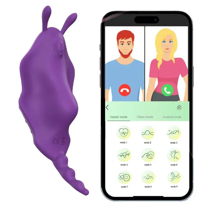 APP Remote Control Vibrator Wearable Wireless Clitoris Stimulator Smart Long Distance Vibrating Panties with Magnetic Clip Mini Bullet Clit Nipples Teaser Silicone Adult Sex Toy for Women Couples - image 4
