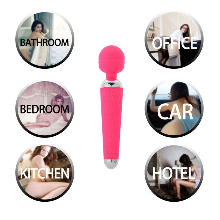Wand Massager Rechargeable Handheld Cordless Portable Body Vibrator For Women Men Adult Toy for Sex Muscle Relax Valentine Gift Girlfriend Wife - image 17