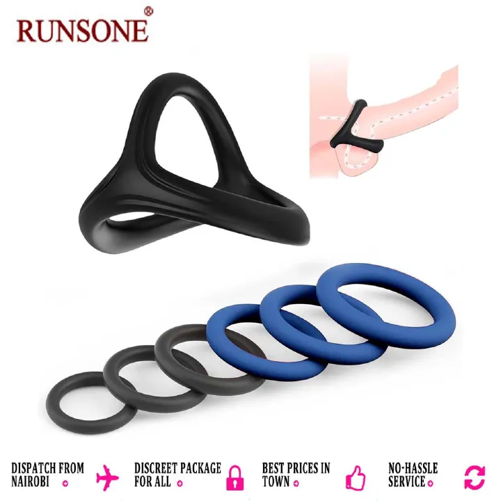 7pcs Pack Elastic Cock Ring Testicle Restraint Sexual Pleasure Erection Enhanced Silicone Penis Rings Prolonged Intercourse Long Lasting Stronger Ultra Soft Stretch Adult Sex Toy for Men Couples - image 11
