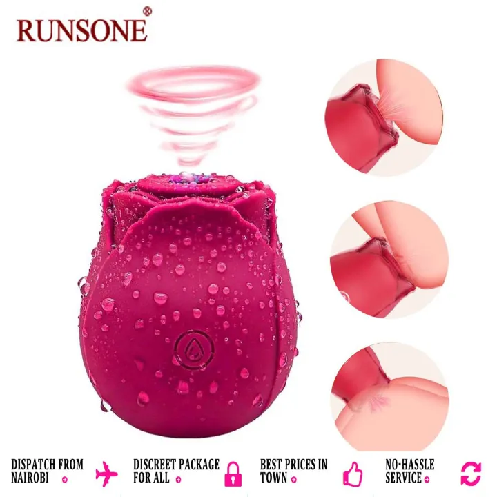 Women Rose Clitoris Sucking Vibrator Nipples Sucker Oral Stimulator Powerful Waterproof Rechargeable Adult Compact Foreplay Sex Toy Mini Massager Gift For Girlfriend Wife - image 11