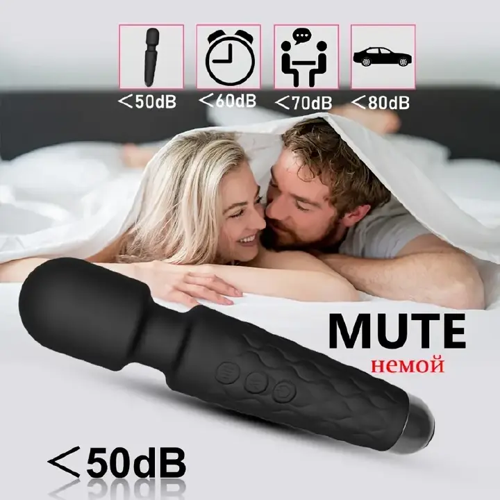 Powerful Female Magic Wand Vibrator - Clitoral Stimulator & G-Spot Massager, Rechargeable Battery, Adult Sex Toy For Women Clitoris Stimulator For Women Vibrate Remote Toys For Women - image 2